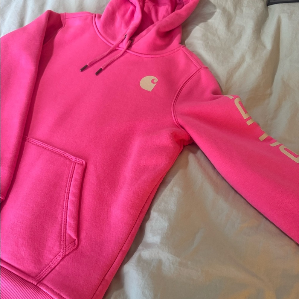Carhartt Women's Vibrant Pink Hoodie
